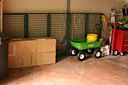 store a garden defender fence in your garage