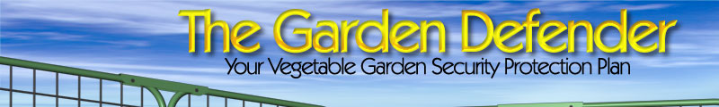 The Garden Defender is made of steel and really works like a strong cage against deer and rabbits. It also protects against growing plants where the leaves and vegetables work their way outside the wire cone rolled fencing