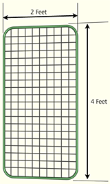 garden fencing block out and prevent deer, rabbit and racoon  damage